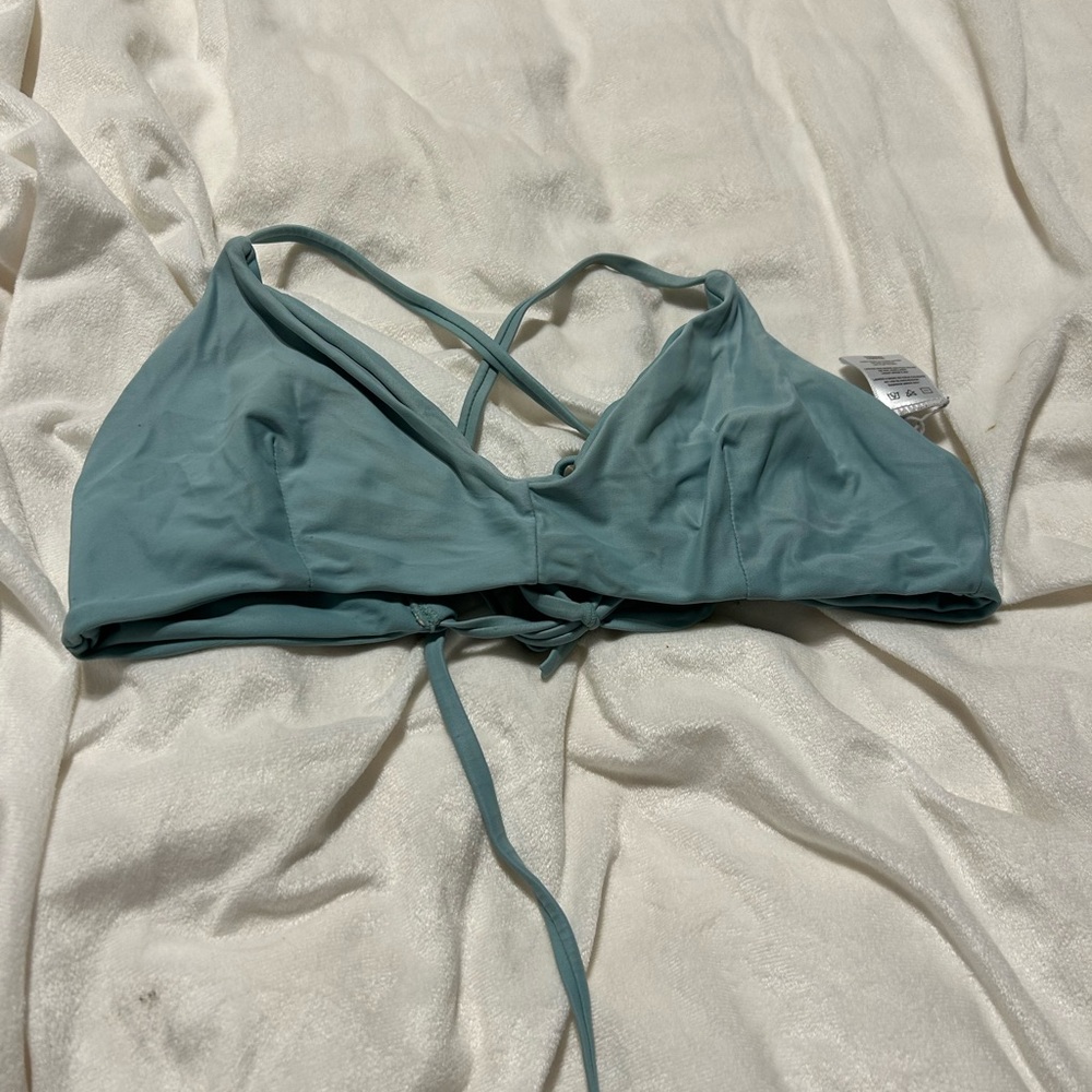Teal RVCA Women's bikini top